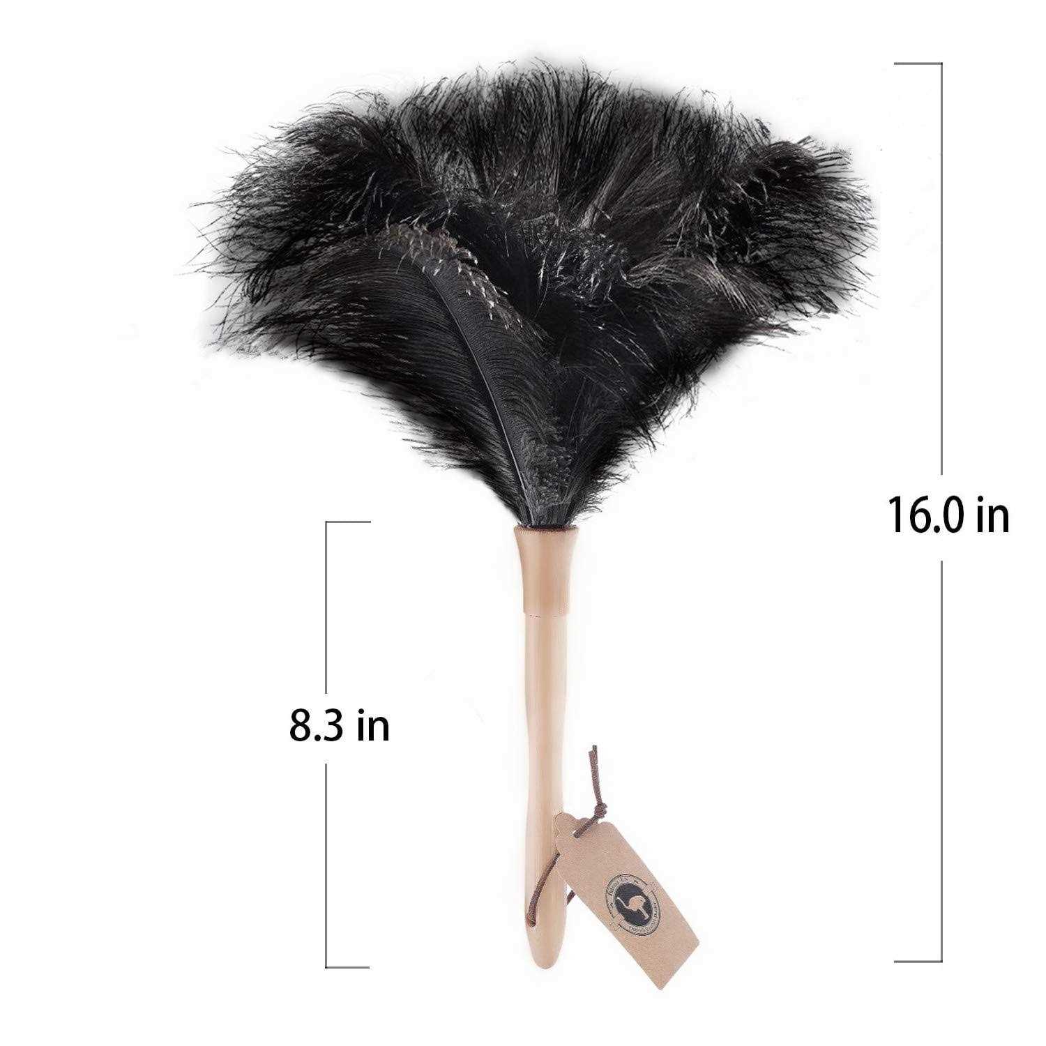 Feather Duster Feather Dusters For Cleaning Ddzmz Fluffy Natural Genuine Ostric - Image 4