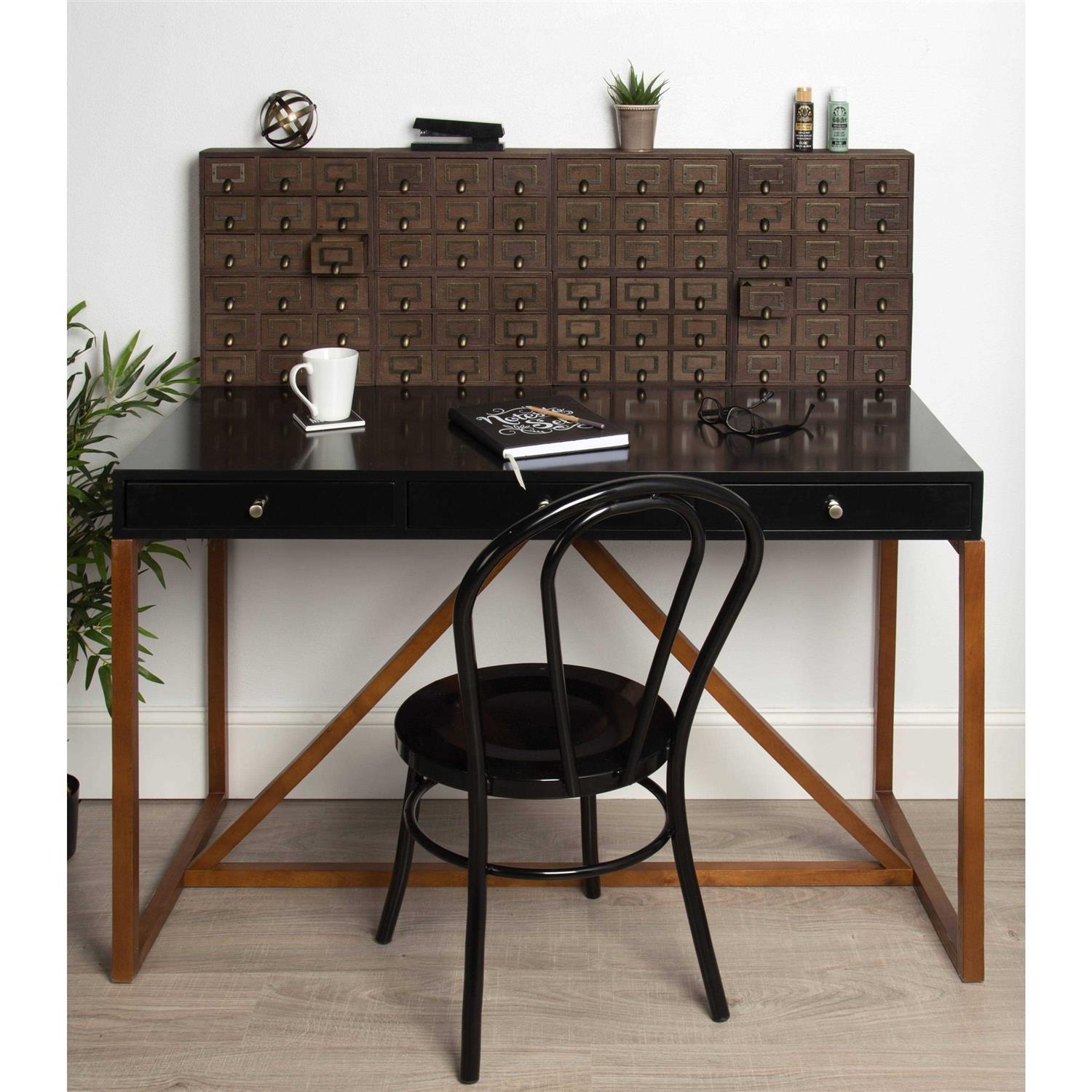 Kate and Laurel Apothecary Desktop Drawer Set - Image 5