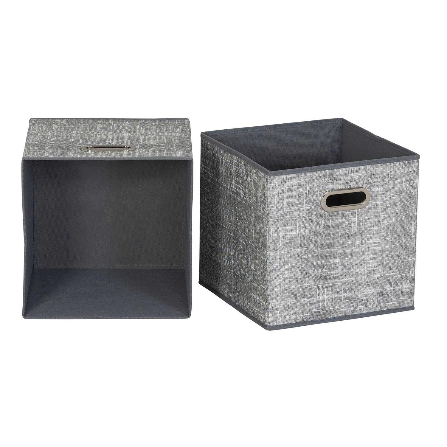 Household Essentials 6 ct Open Fabric Cube Storage Bins - Image 4