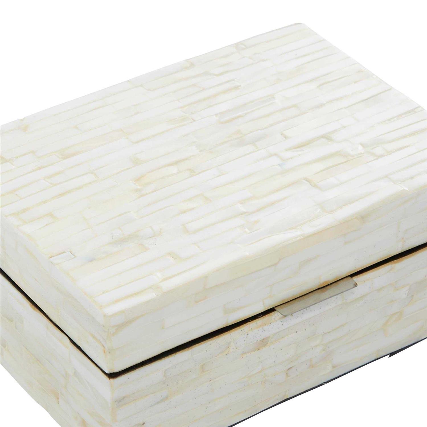 Mother of Pearl Inlay Box - Set of 2 - Image 2