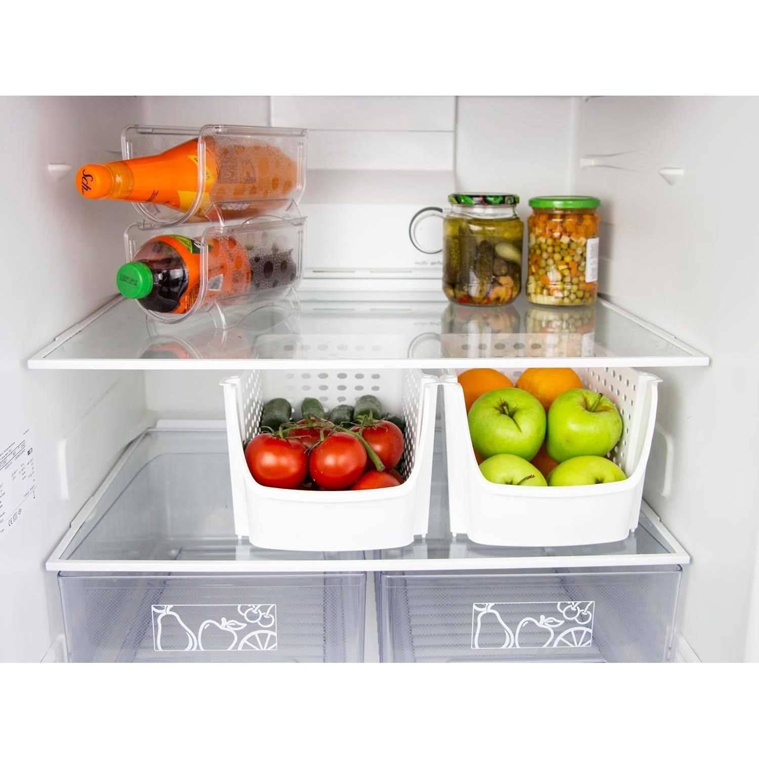 Skywin Plastic Stackable Storage Bins for Pantry Stackable Bins for Organizing Food, Kitchen, and Bathroom Essentials - Image 2