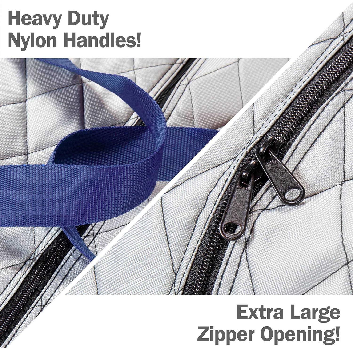 Simple Living Solutions Quilted Rolling Storage Bag - Image 3