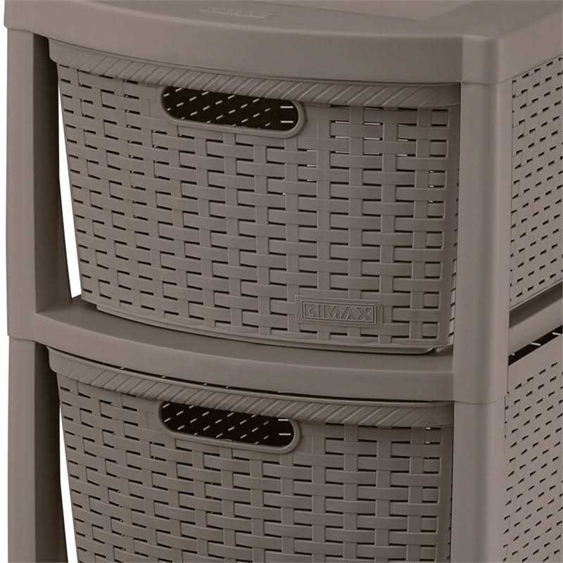 Rimax Four Drawer Rolling Cart - Image 4
