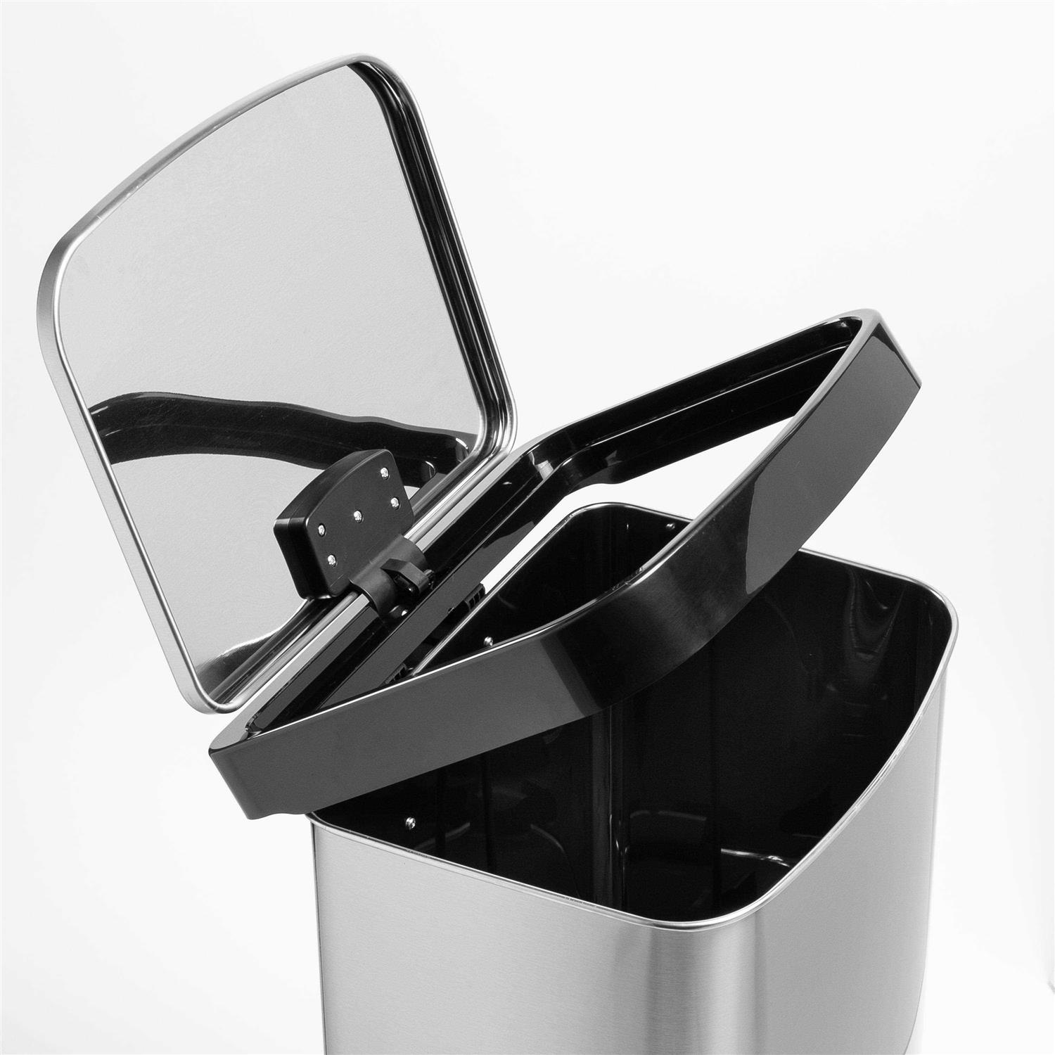 Honey-Can-Do Large Stainless Steel Step Trash Can - Image 5
