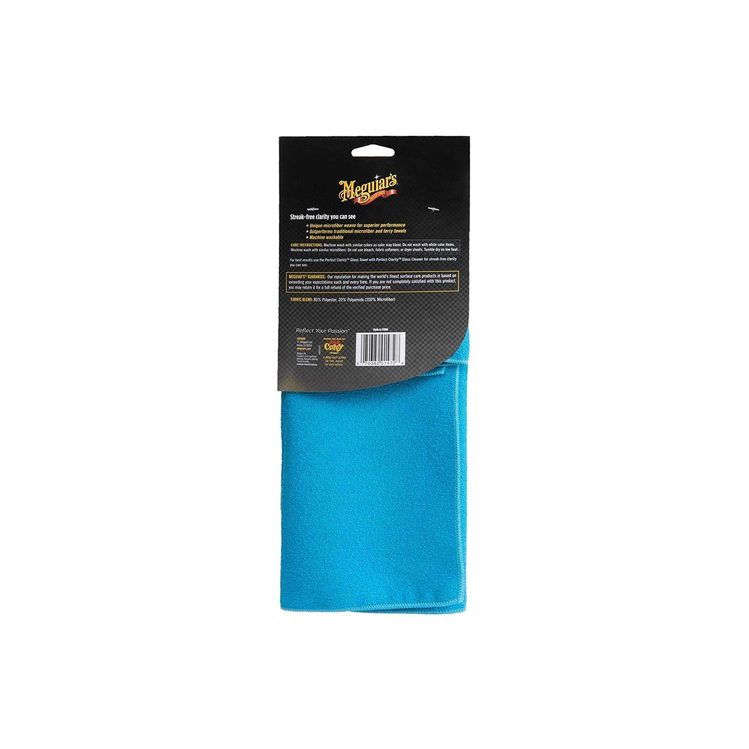 Meguiar's X190300 Perfect Clarity Glass Towels, Streak Free and Lint Free Finish - Image 3