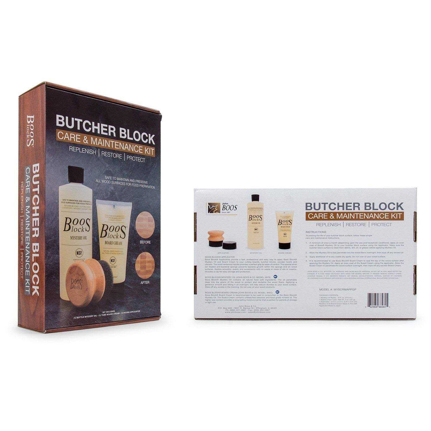 John Boos Block Cutting Board Care Set and Maintenance Oil - Image 5