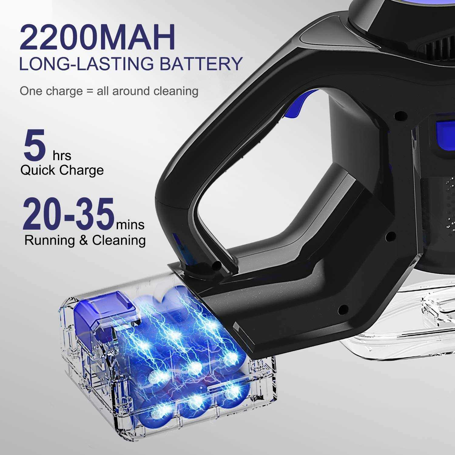 Moosoo Cordless Vacuum 4-in-1 Lightweight Stick Vacuum Cleaner - Image 3