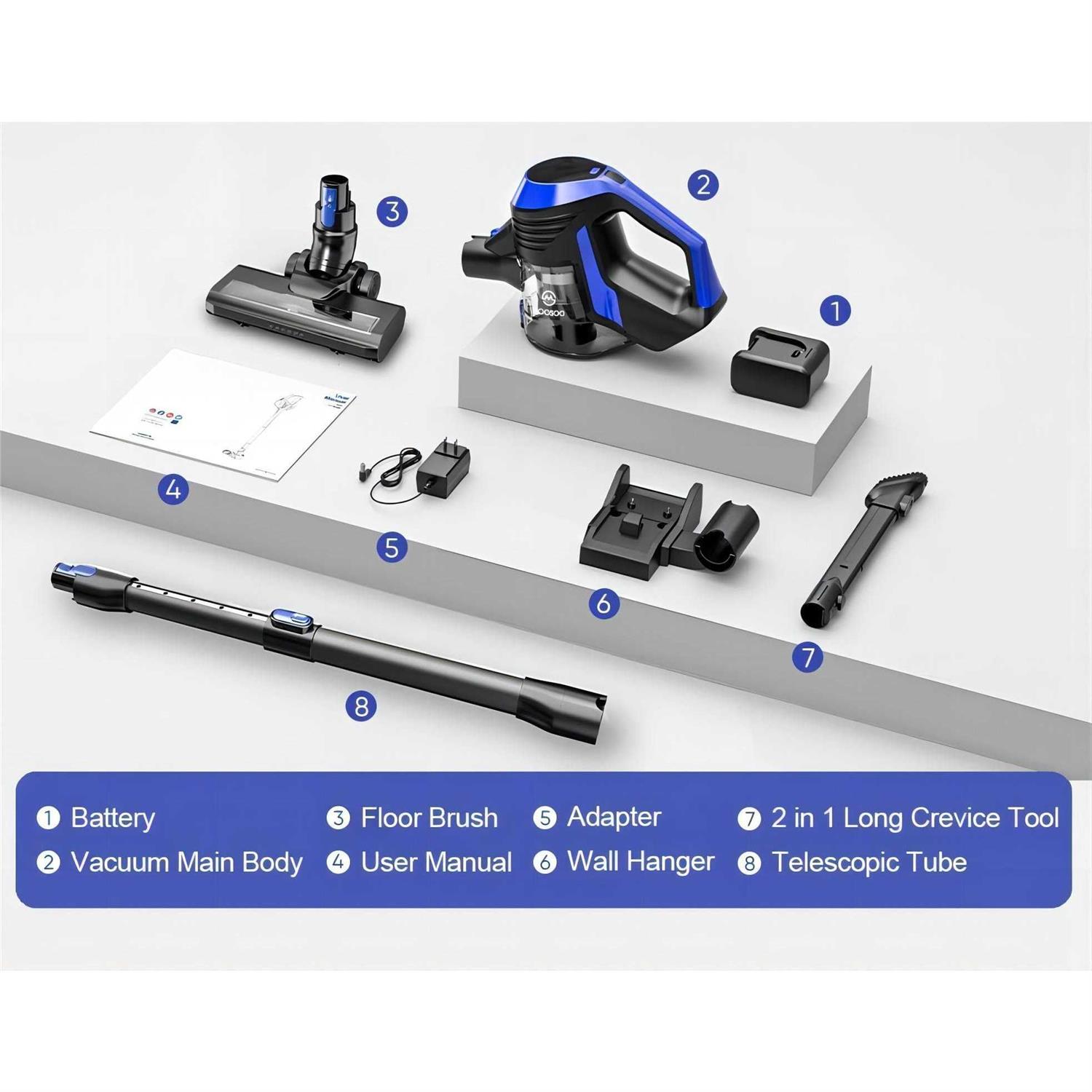 Moosoo Cordless Vacuum 4-in-1 Lightweight Stick Vacuum Cleaner - Image 4
