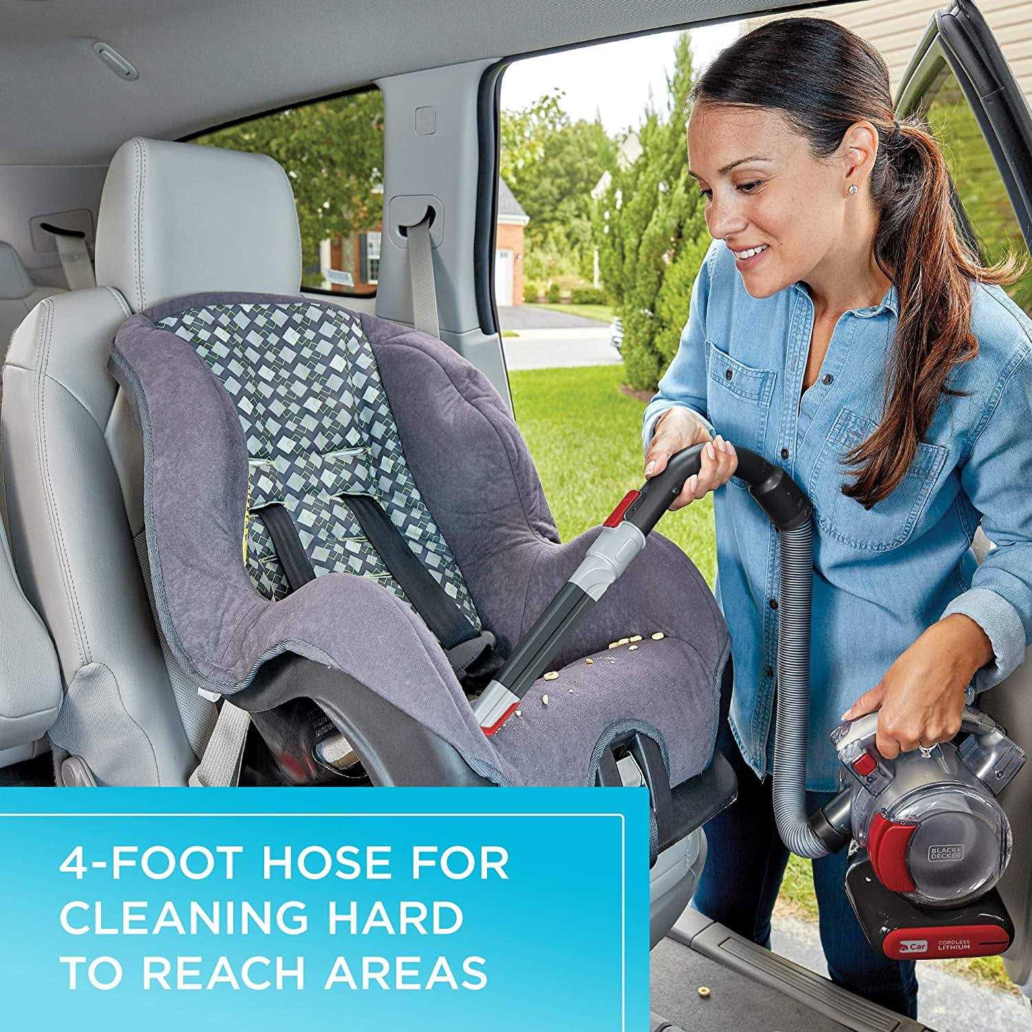 Black & Decker BDH2020FLAAPB 20V Max Lithium-Ion Cordless Flex Car Hand Vacuum - Image 4