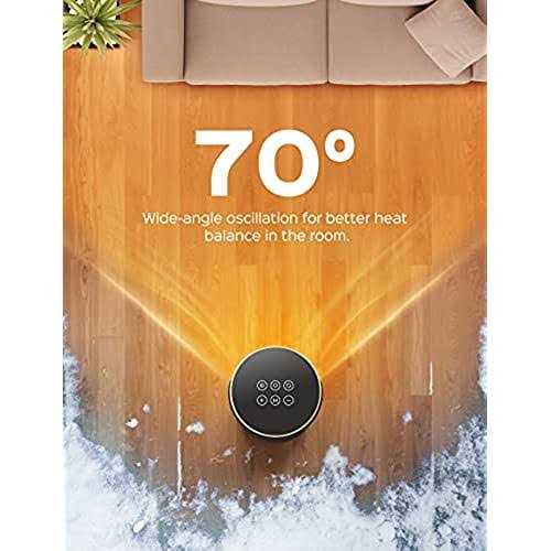 Dreo Space Heater Portable Electric Heaters for Indoor Use 70° Oscillation - Image 2