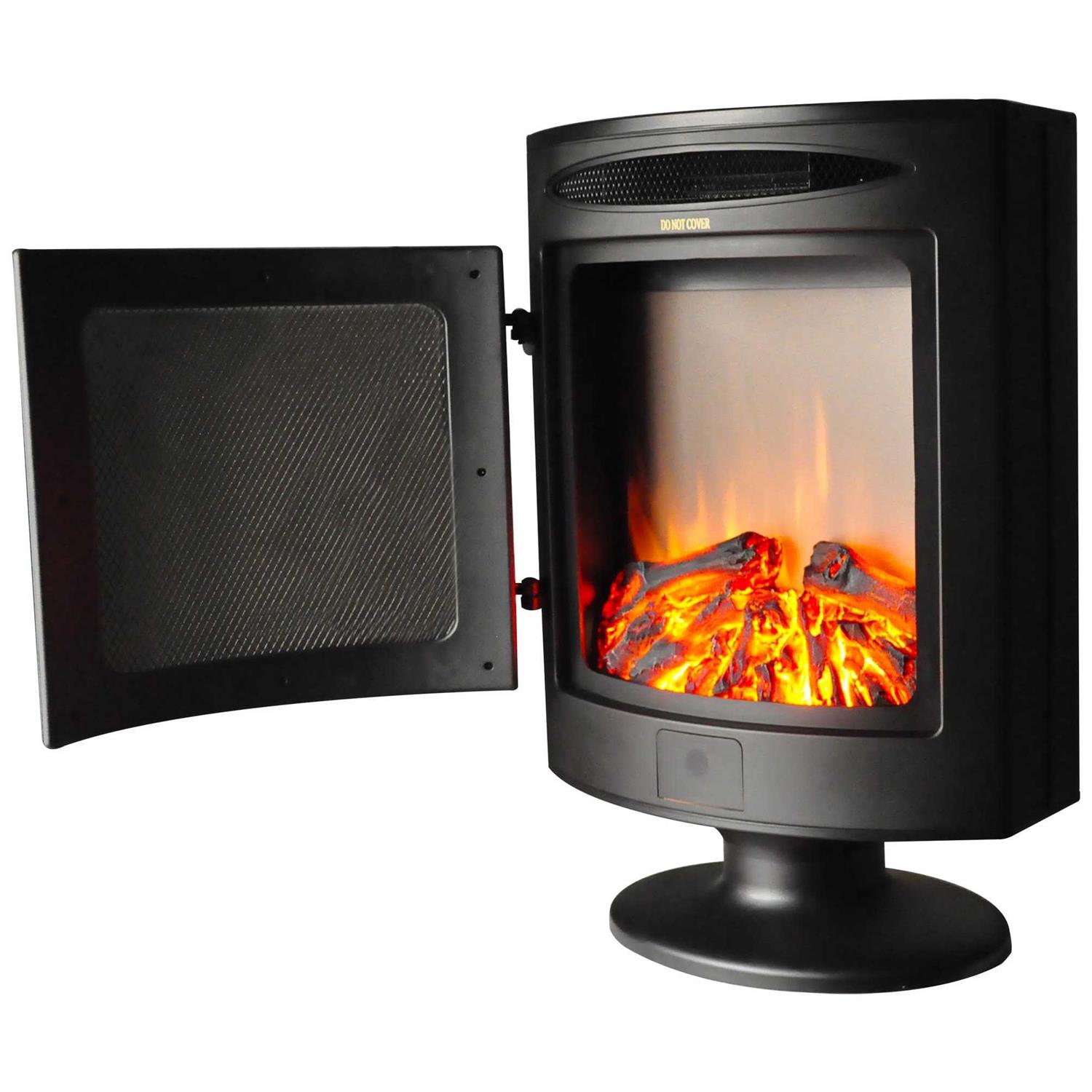 Cambridge Freestanding Electric Fireplace with Log Display CAM20FSEF-1BLK - Image 5