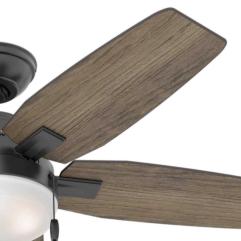 Hunter Antero LED Indoor Matte Black Ceiling Fan with Light - Image 4