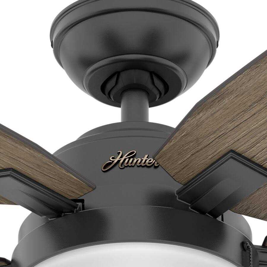 Hunter Antero LED Indoor Matte Black Ceiling Fan with Light - Image 5