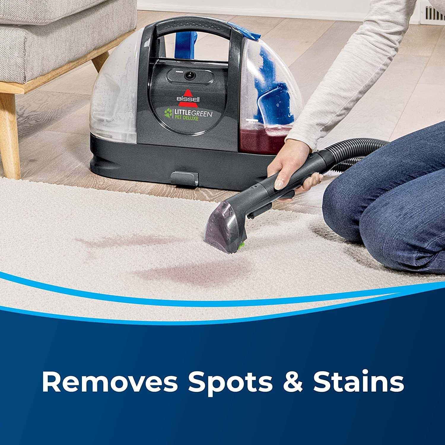 Bissell Little Green Pet Deluxe Portable Carpet Cleaner - Image 4