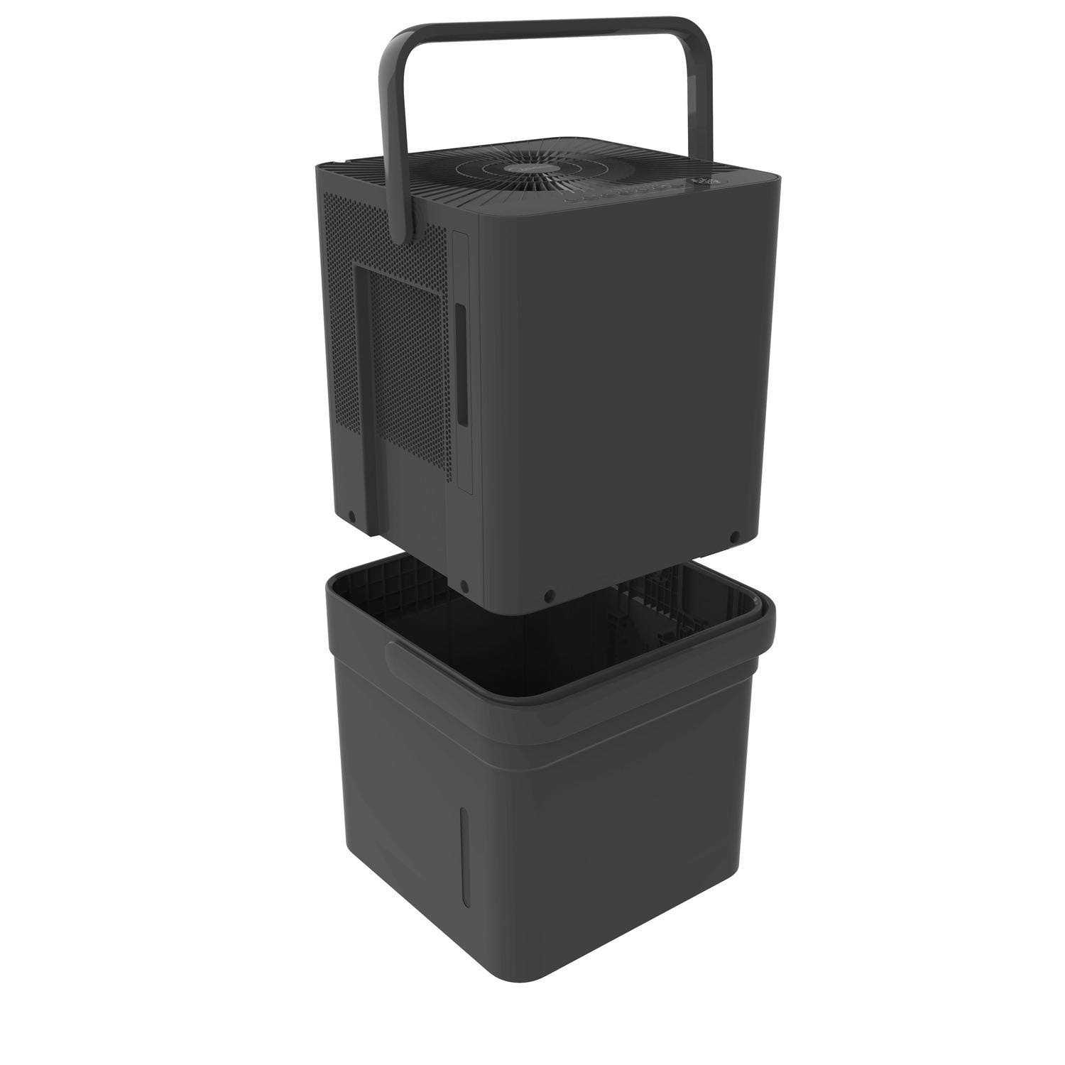 Midea 50-Pint CUBE Smart Dehumidifier with Pump 3X More Water Capacity - Image 3