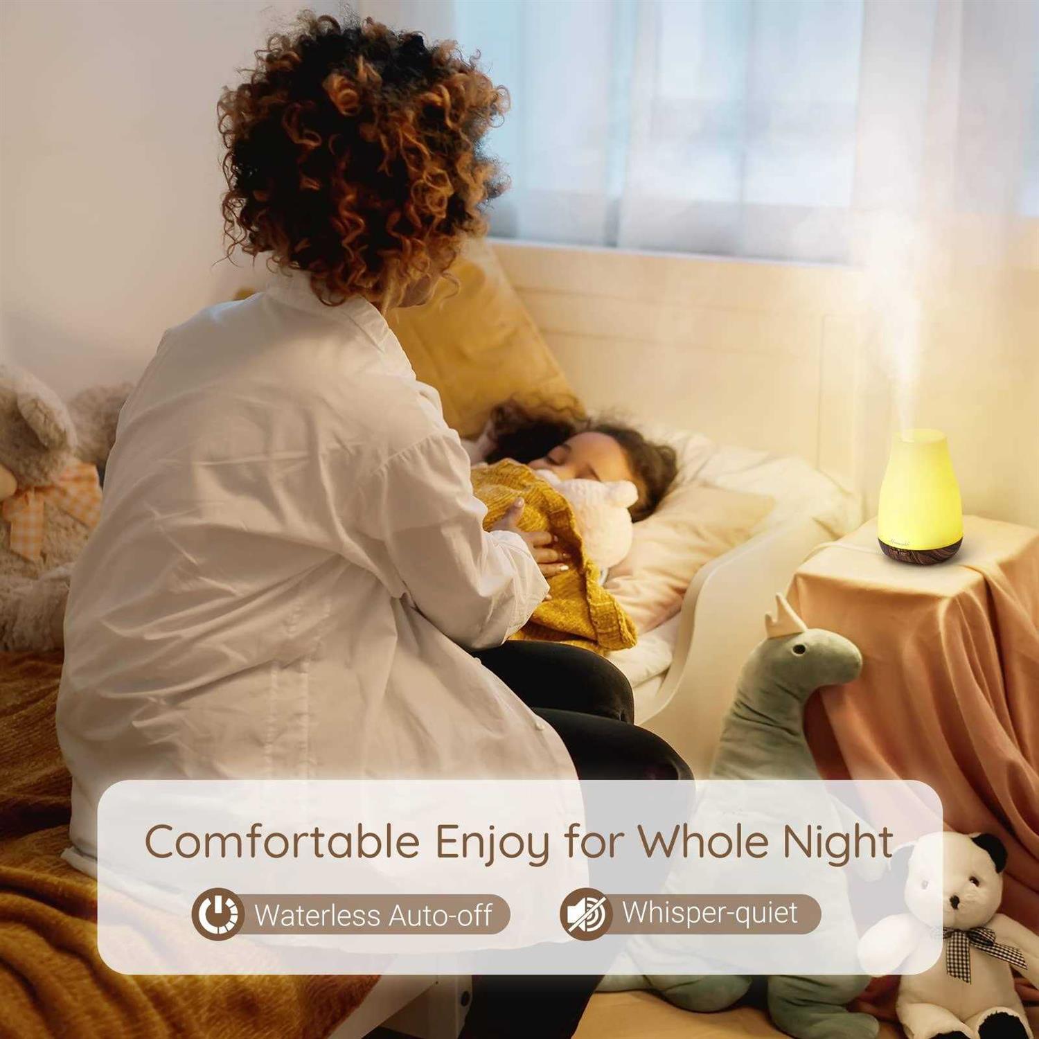 Homeweeks Aromatherapy Essential Oil Diffuser for Room - Image 2
