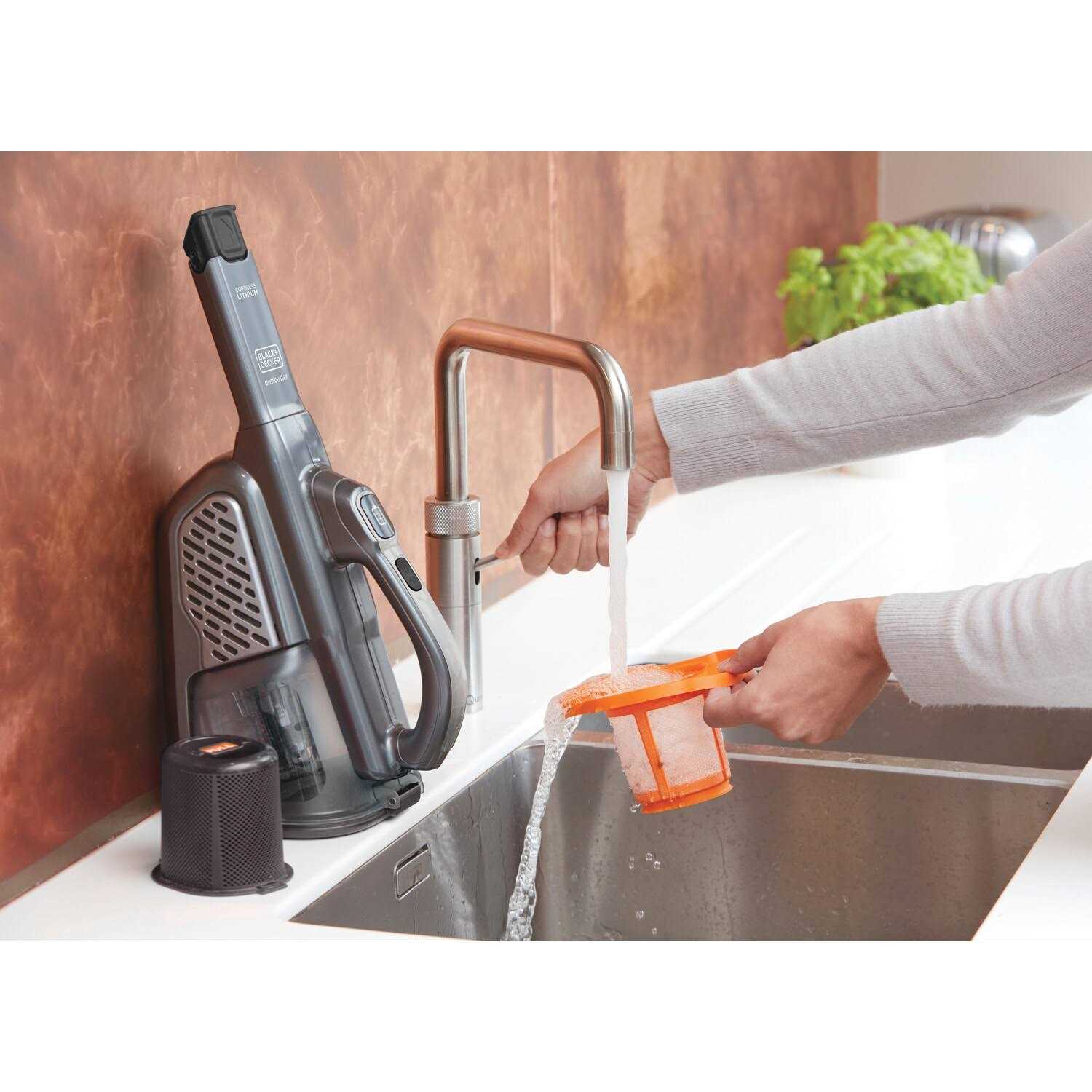 Black+decker Dustbuster AdvancedClean+ HHVK415B01 Cordless Handheld Vacuum - Image 5
