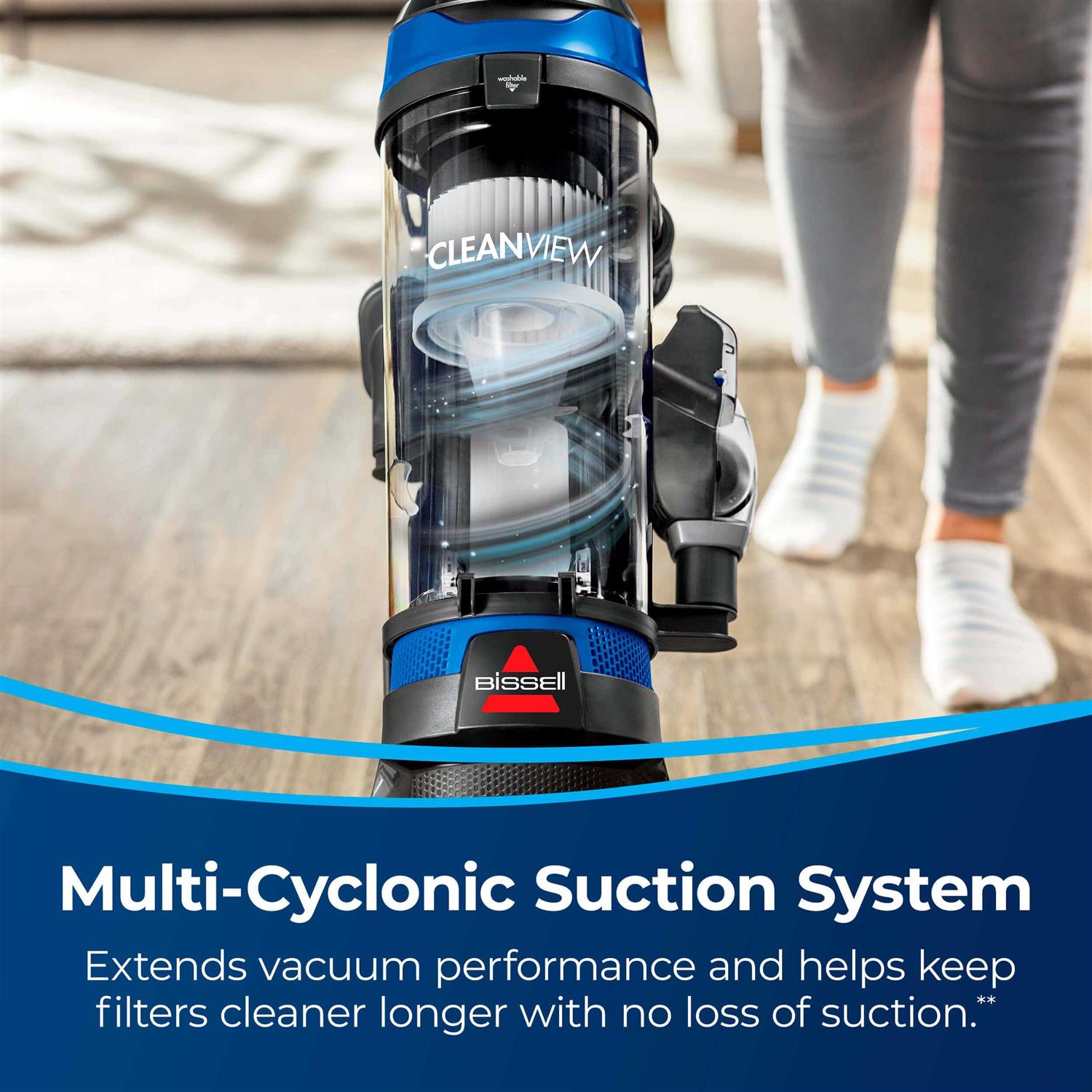 Bissell Cleanview Upright Bagless Vacuum Cleaner - Image 3