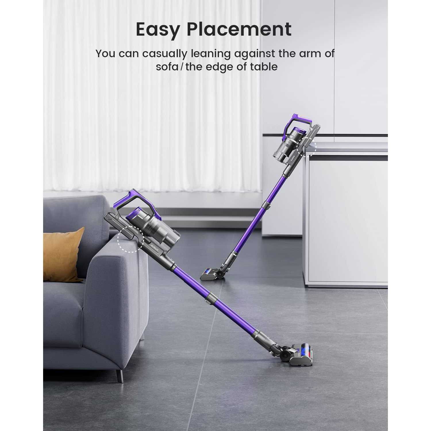 Cordless Vacuum Cleaner 500W Stick Vacuum Cleaner OLCD Color Screen Display - Image 4