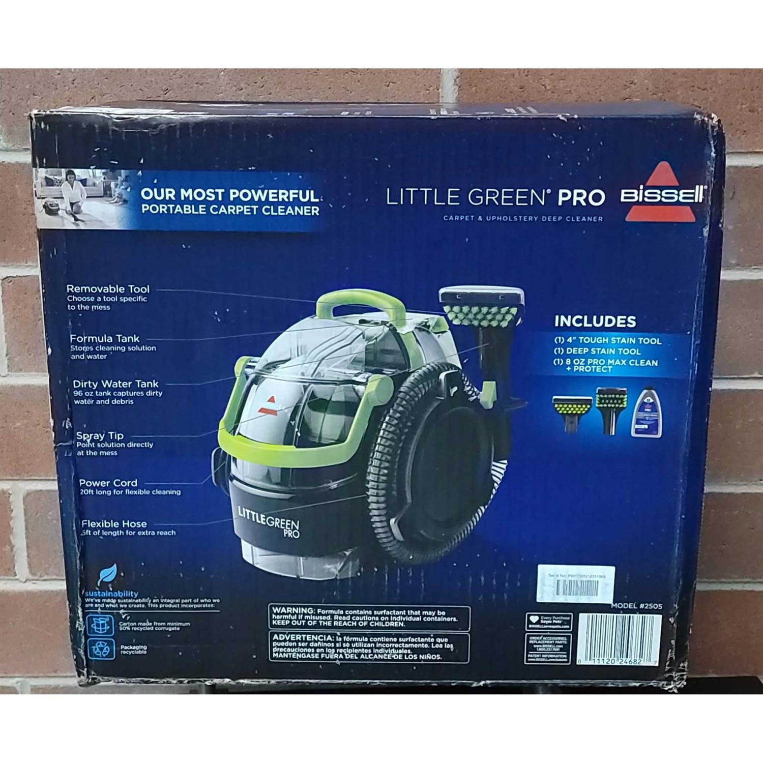 Bissell Little Green Pro Portable Carpet Cleaner - Image 5