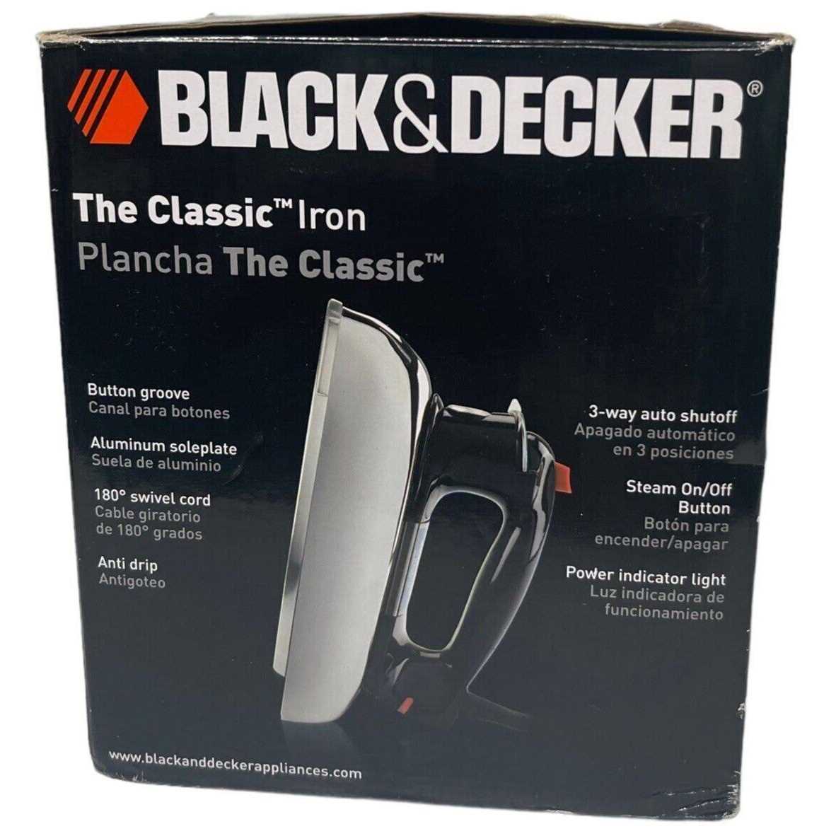 Black+Decker Classic Steam Iron - Image 5
