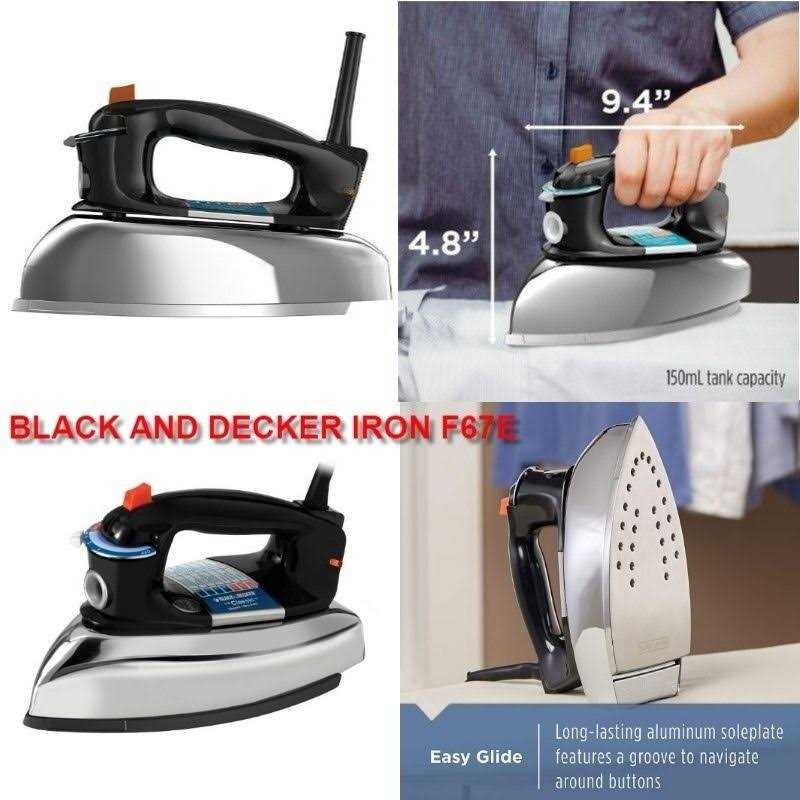 Black+Decker Classic Steam Iron - Image 4