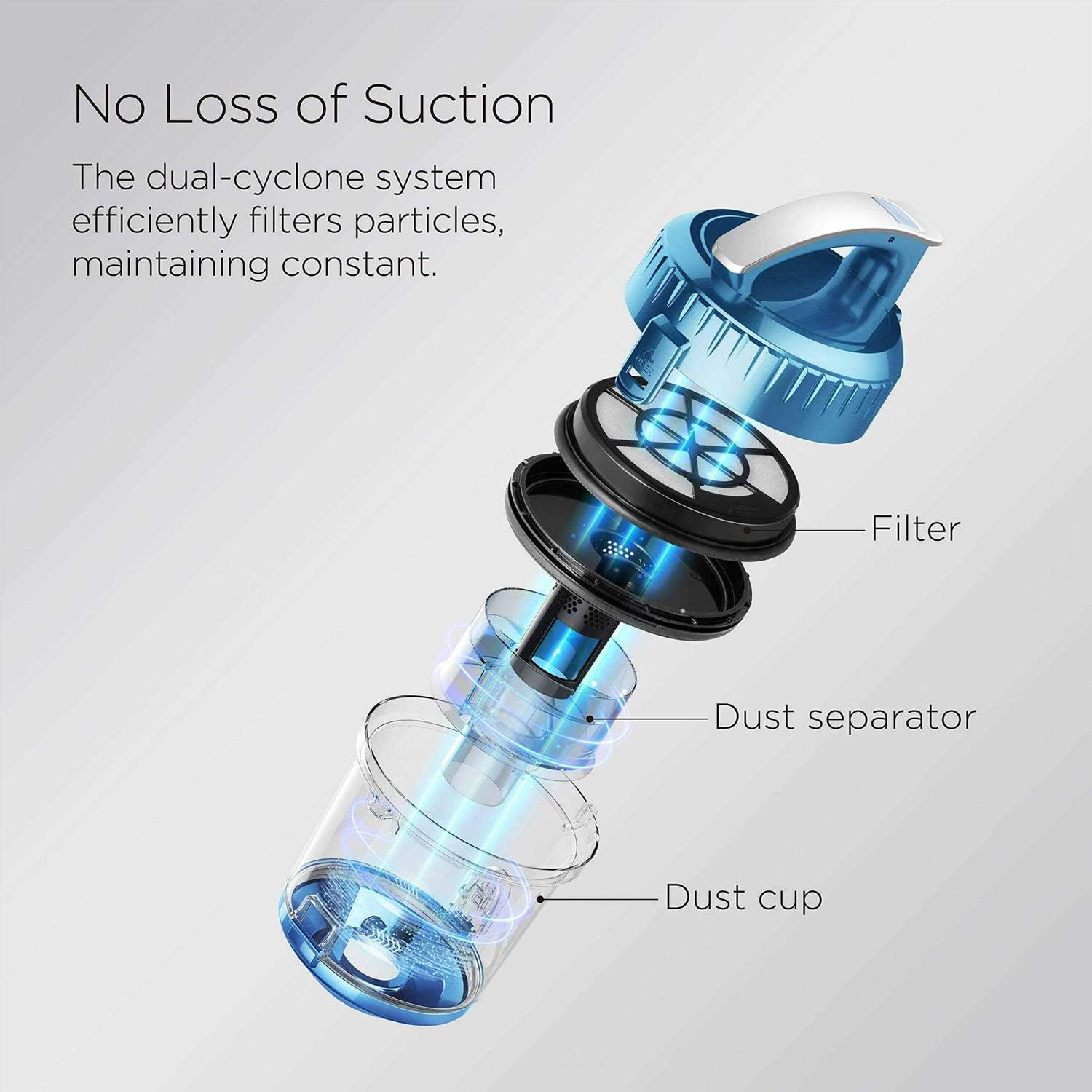 Eureka Whirlwind Bagless Canister Vacuum Cleaner, Lightweight Vac for Carpets and Hard Floors - Image 2