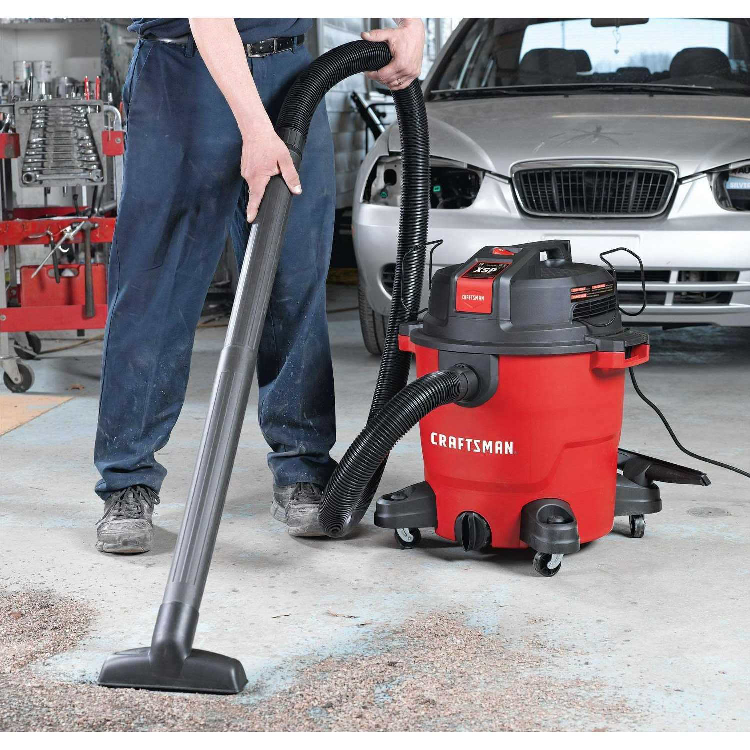 CRAFTSMAN Bonus 12V Car Vacuum 16-Gallons 6.5-HP Corded Wet/Dry Shop Vacuum with Accessories Included CMXEVCVVJH1612A - Image 3