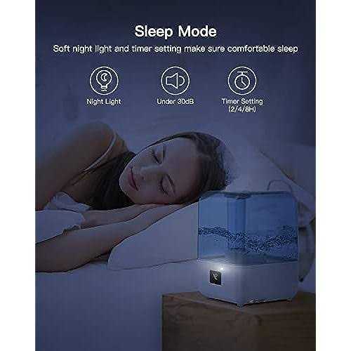 Humidifiers For Bedroom Morento 4.5L Top Fill Humidifiers For Large Room - Image 2