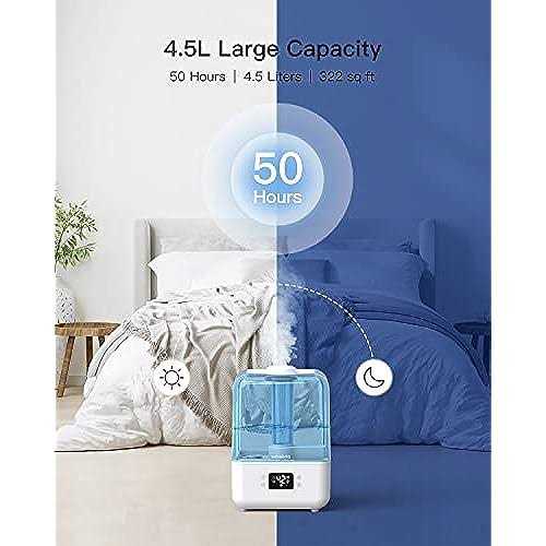 Humidifiers For Bedroom Morento 4.5L Top Fill Humidifiers For Large Room - Image 5