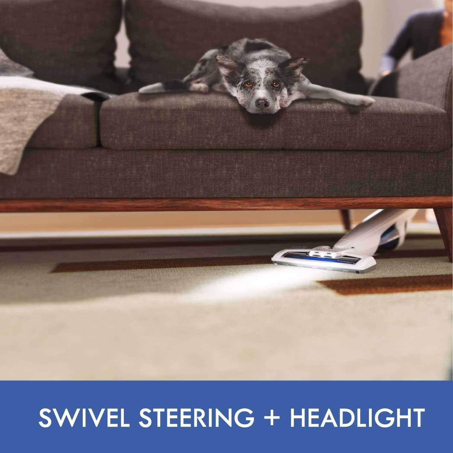 Kenmore DS1030 Cordless Stick Vacuum Lightweight Cleaner 2-Speed Power Suction LED Headlight 2-in-1 Handheld for Hardwood Floor - Image 3