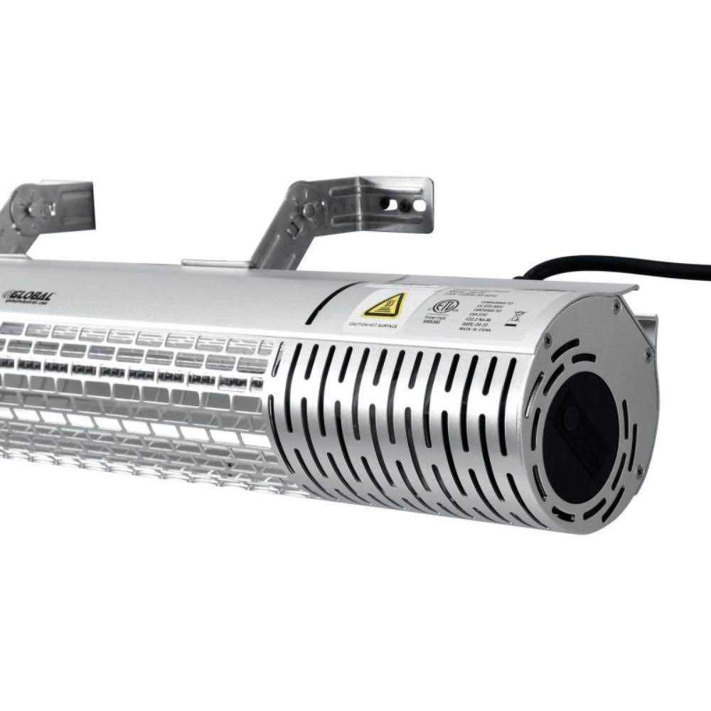 Global Industrial Infrared Patio Heater w/Remote Control - Image 4