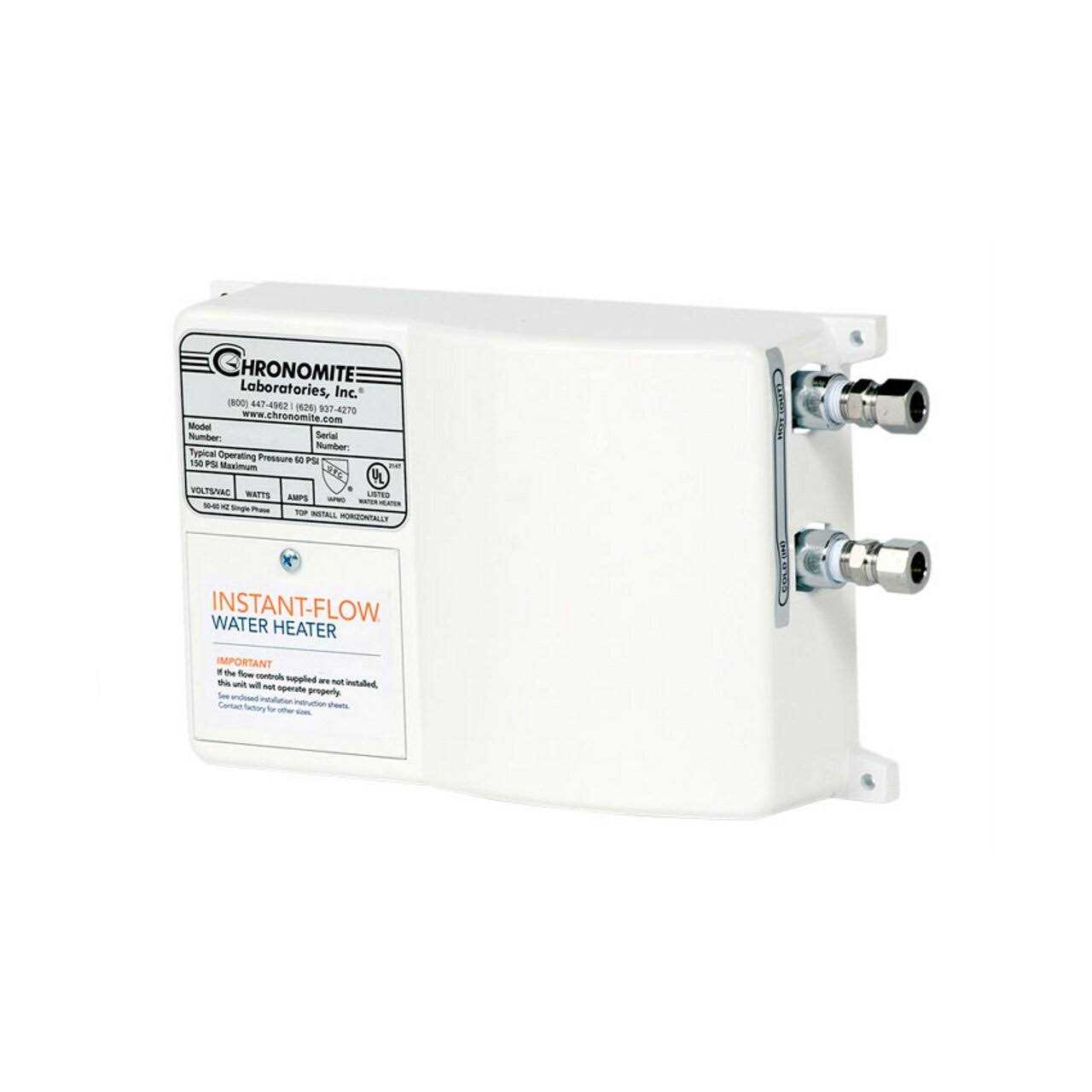 Chronomite Instant-Flow SR Water Heater - Image 2