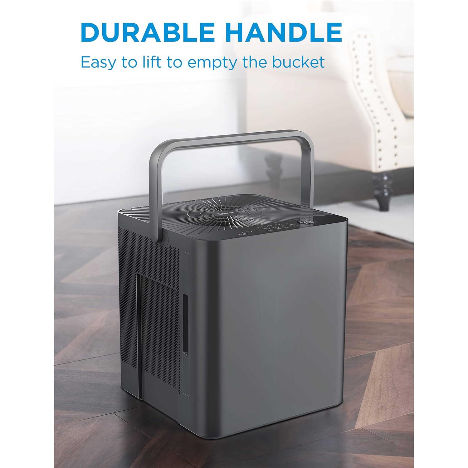 Midea 35-Pint Compact Cube Smart Dehumidifier - Image 5