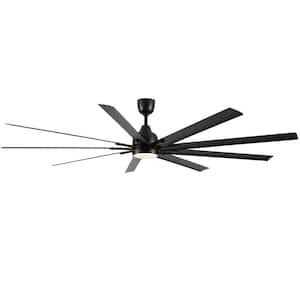 Home Decorators Collection Royalty II 120 in. Integrated LED Indoor/Outdoor Matte Black Ceiling Fan with Light and Remote - Image 5
