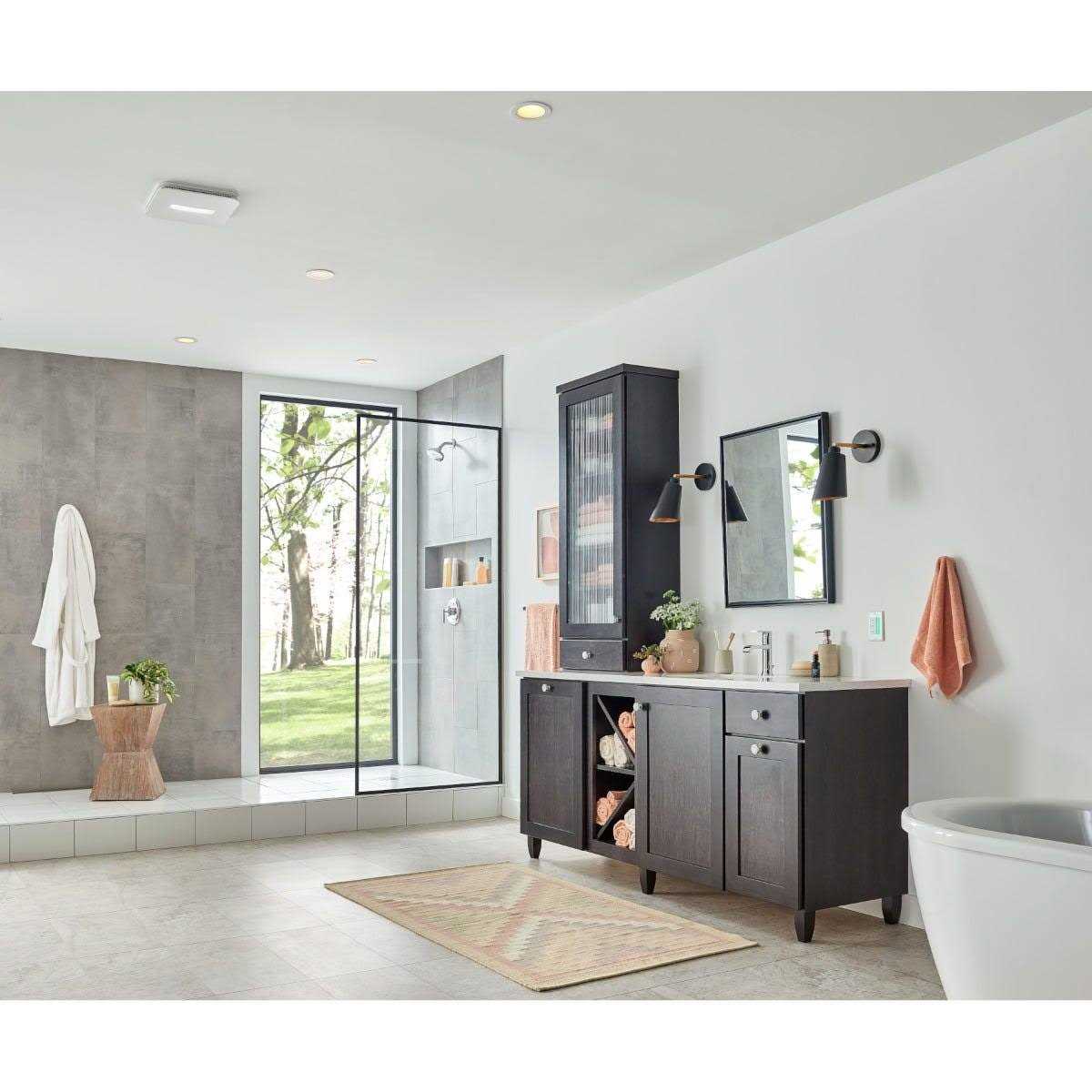 Broan AE110LK Flex 110 CFM Bathroom Exhaust Fan with LED Light - Image 3