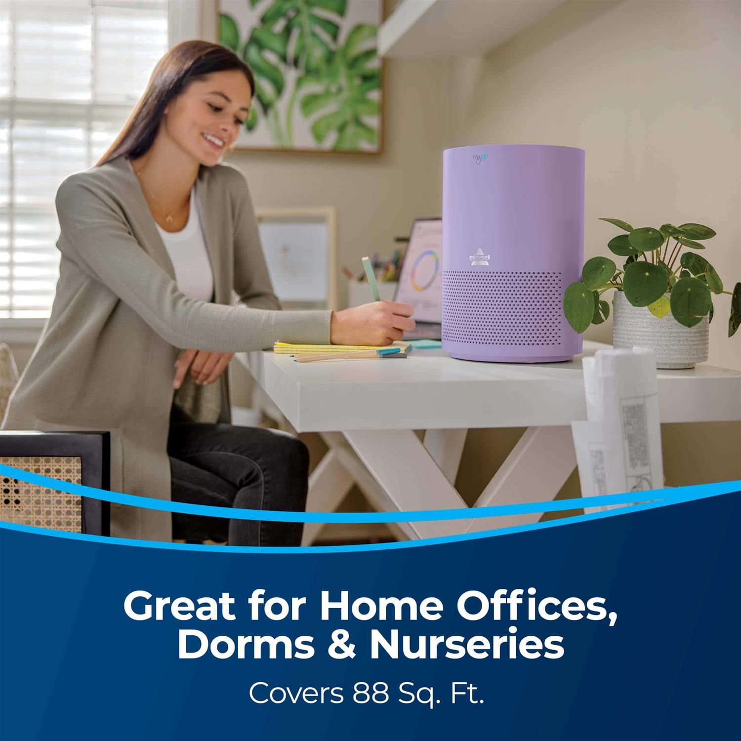 Bissell MYair Air Purifier with High Efficiency and Carbon Filter for Small Room and Home - Image 3