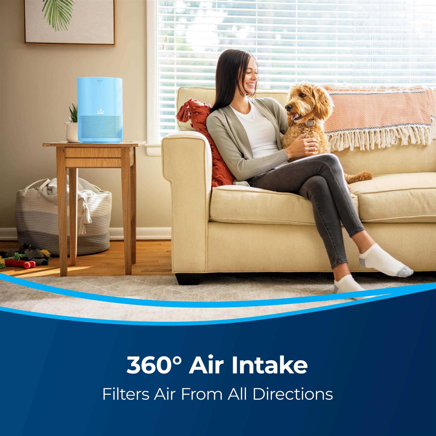 Bissell MYair Air Purifier with High Efficiency and Carbon Filter for Small Room and Home - Image 4