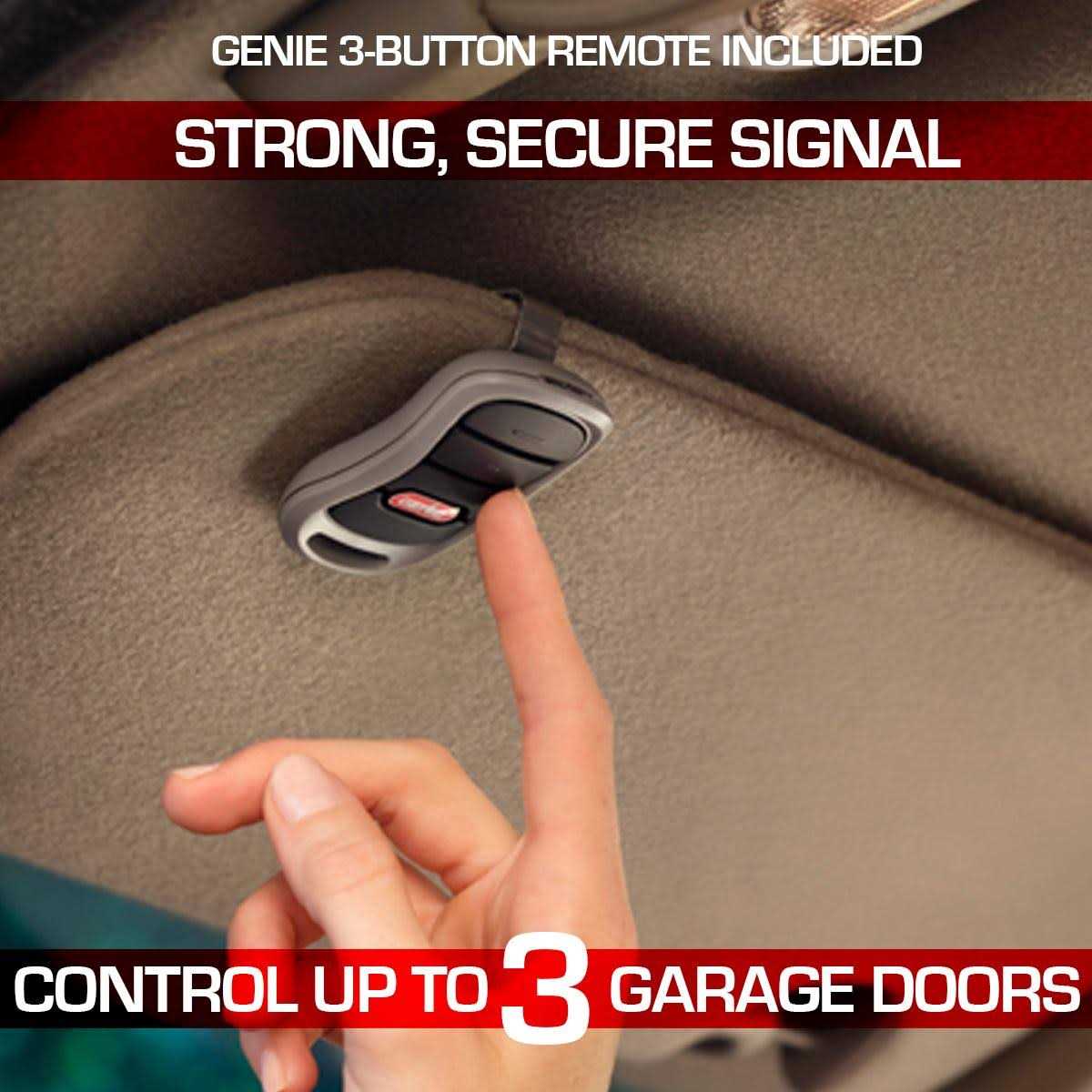 Genie 6072h-b Wall Mount Garage Door Opener with Battery Backup - Image 4