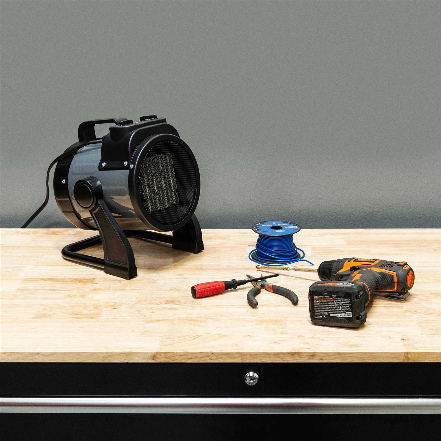 NewAir Portable Ceramic 120v Electric Garage Heater - Home & Office ...