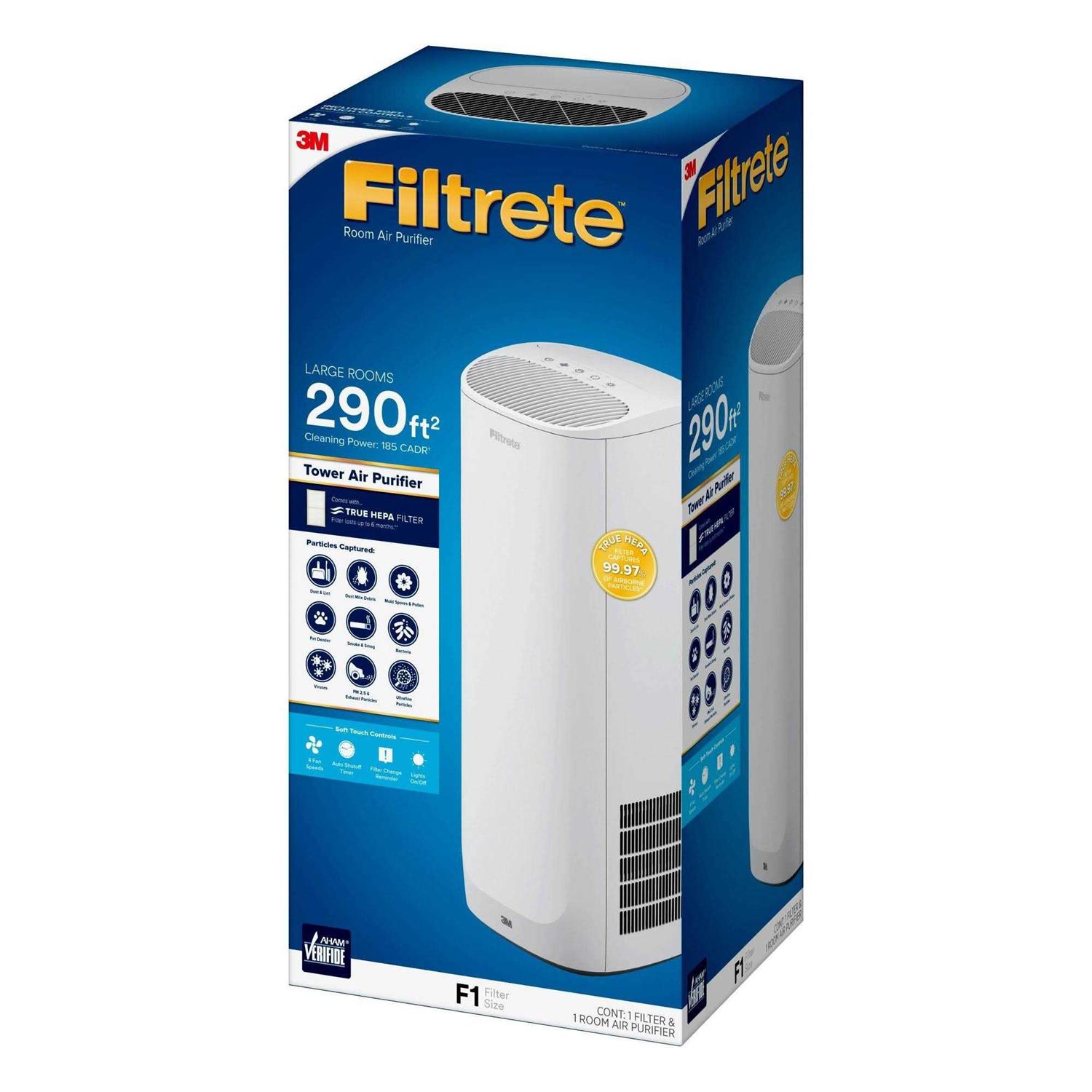 Filtrete Tower Room Air Purifier Large Room - Image 2
