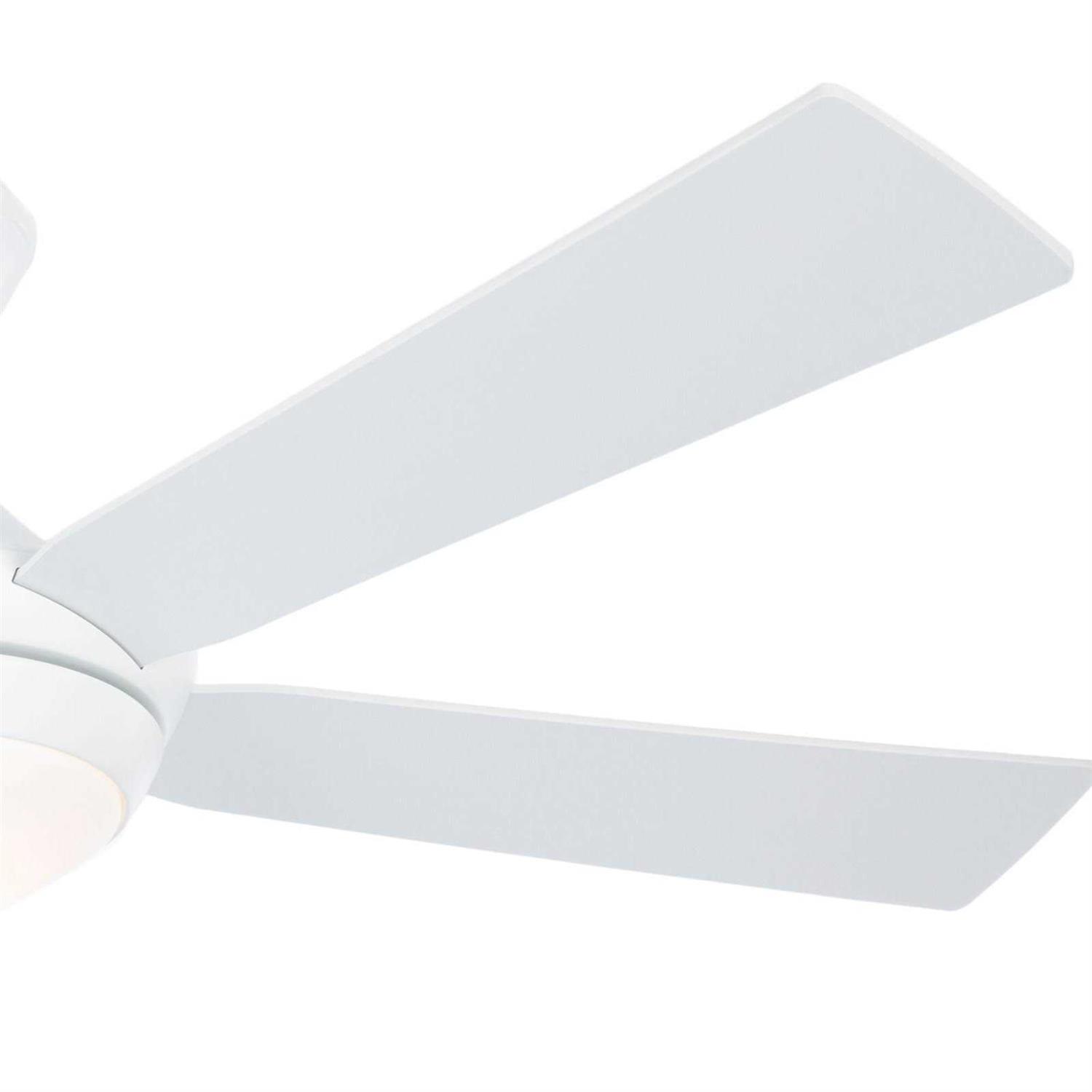 Fanimation Studio Collection Aire Drop 52 LED Indoor Ceiling Fan with Light Remote LP8068LBN - Image 2