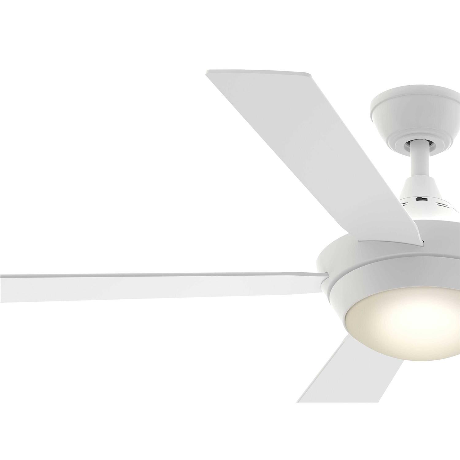 Fanimation Studio Collection Aire Drop 52 LED Indoor Ceiling Fan with Light Remote LP8068LBN - Image 3