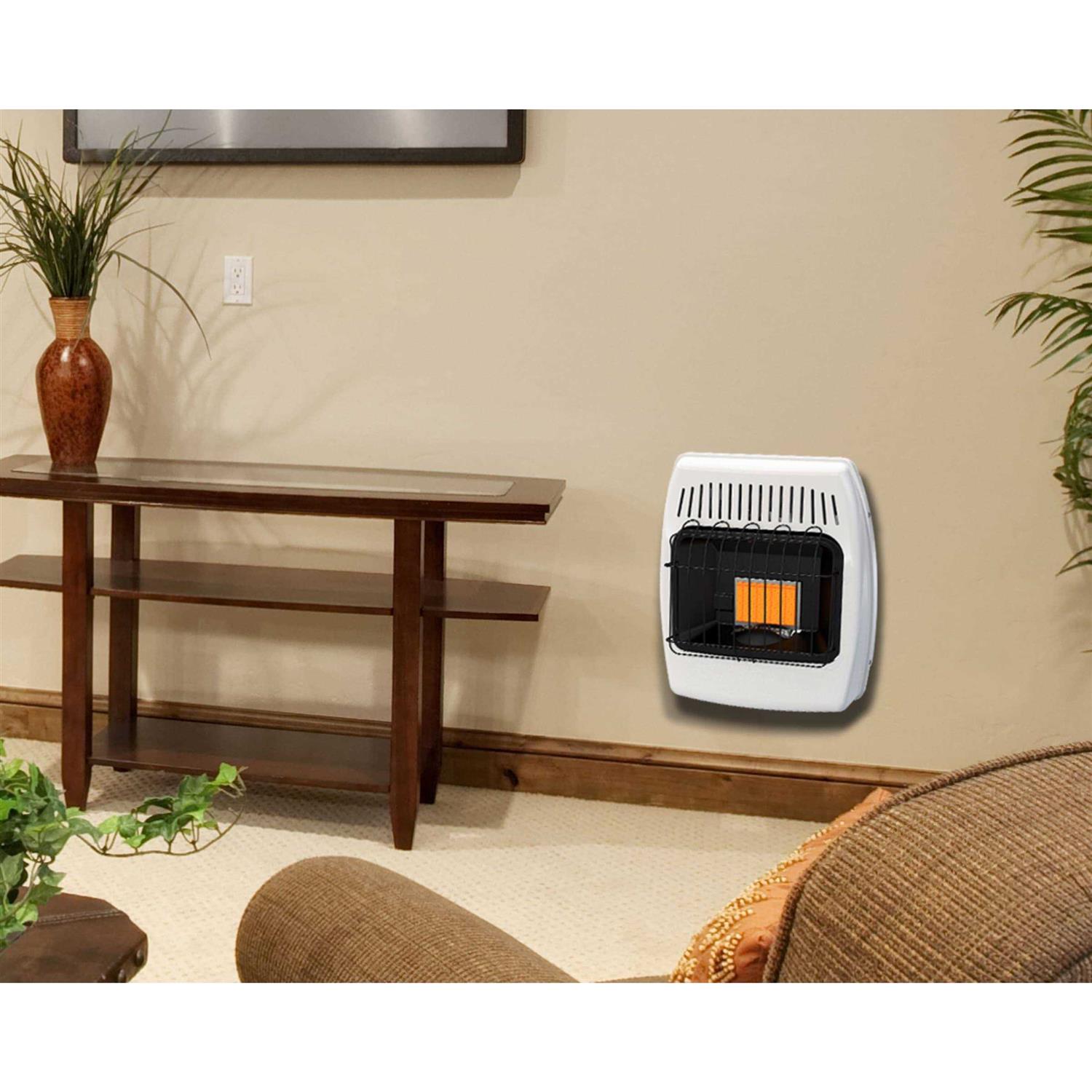Dyna-Glo 6,000 BTU Liquid Propane Infrared Vent Free Wall Heater IR6PMDG-1 - Image 5