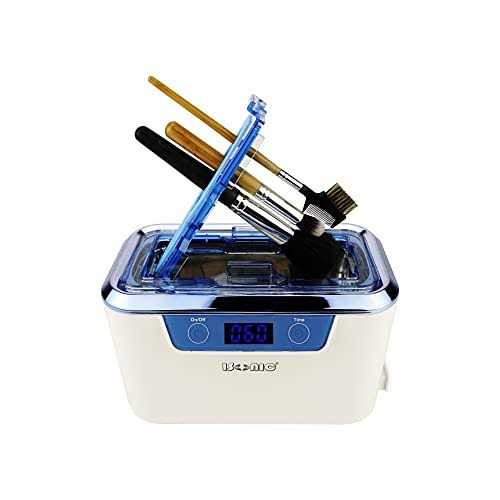 iSonic DS310C-WS Miniaturized Commercial Ultrasonic Cleaner with Makeup Brush Holder for Cosmetic Tools - Image 2