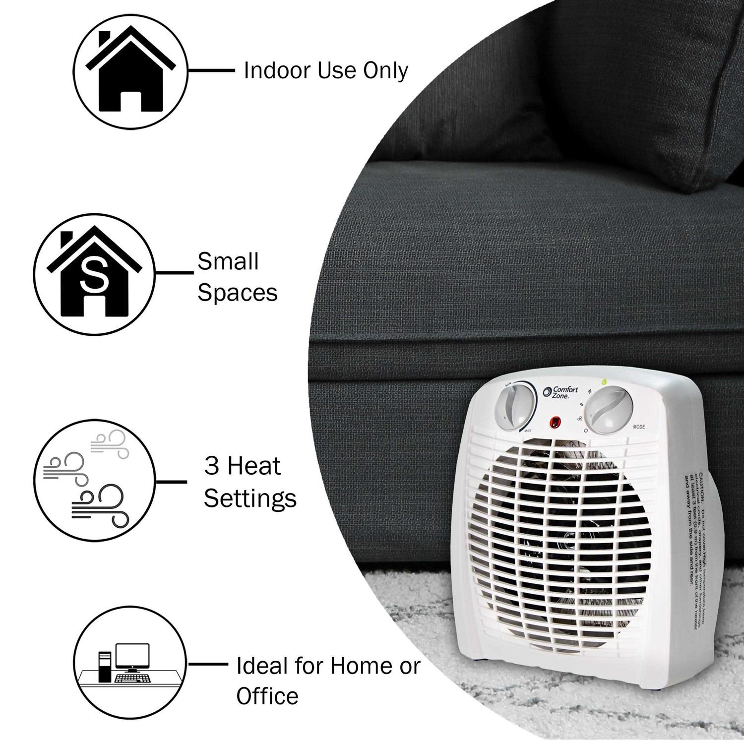 Comfort Zone Personal Heater - Image 3