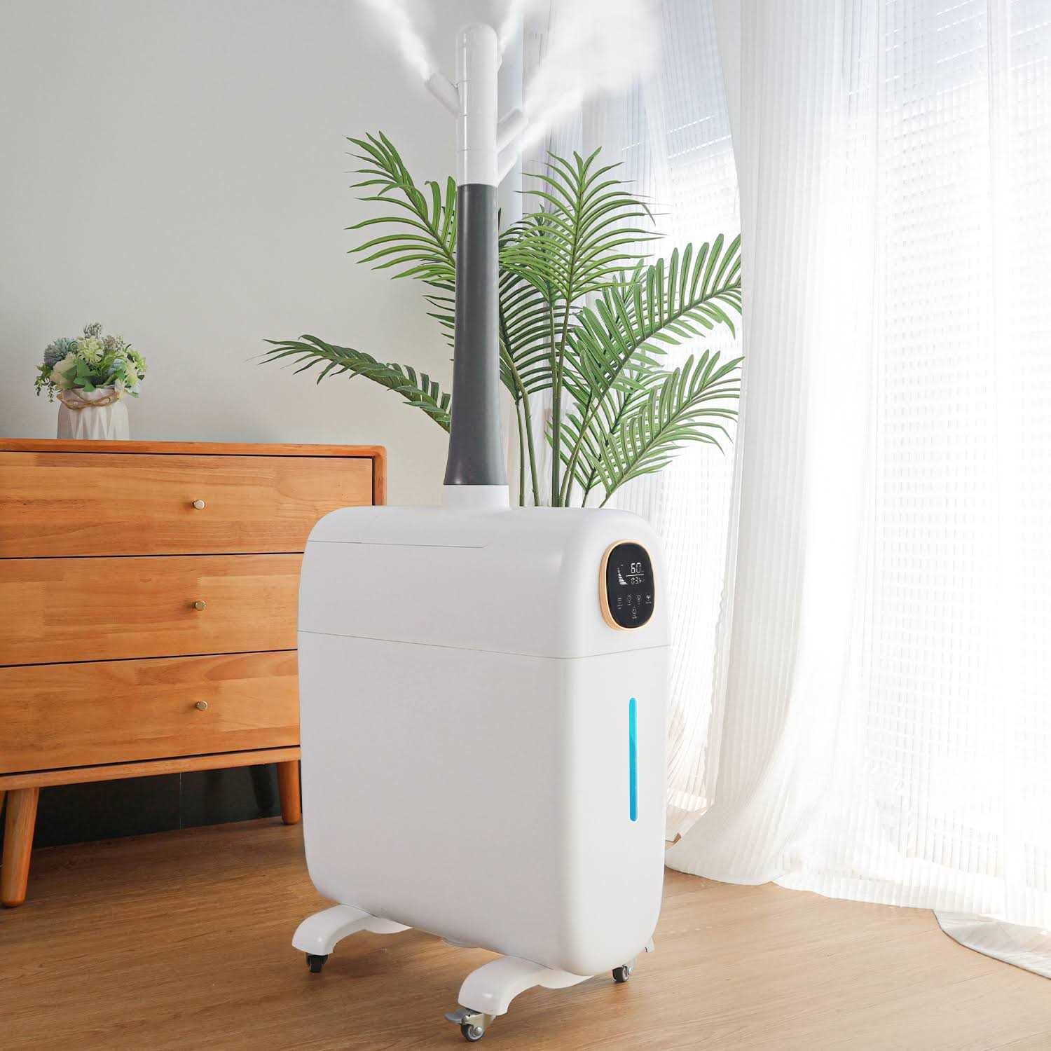 Humidifiers for Large Room Home, 6.6Gal/25L Large Humidifier Whole House Humidifier 3000 sq.ft, Commercial and Industrial Humidifiers