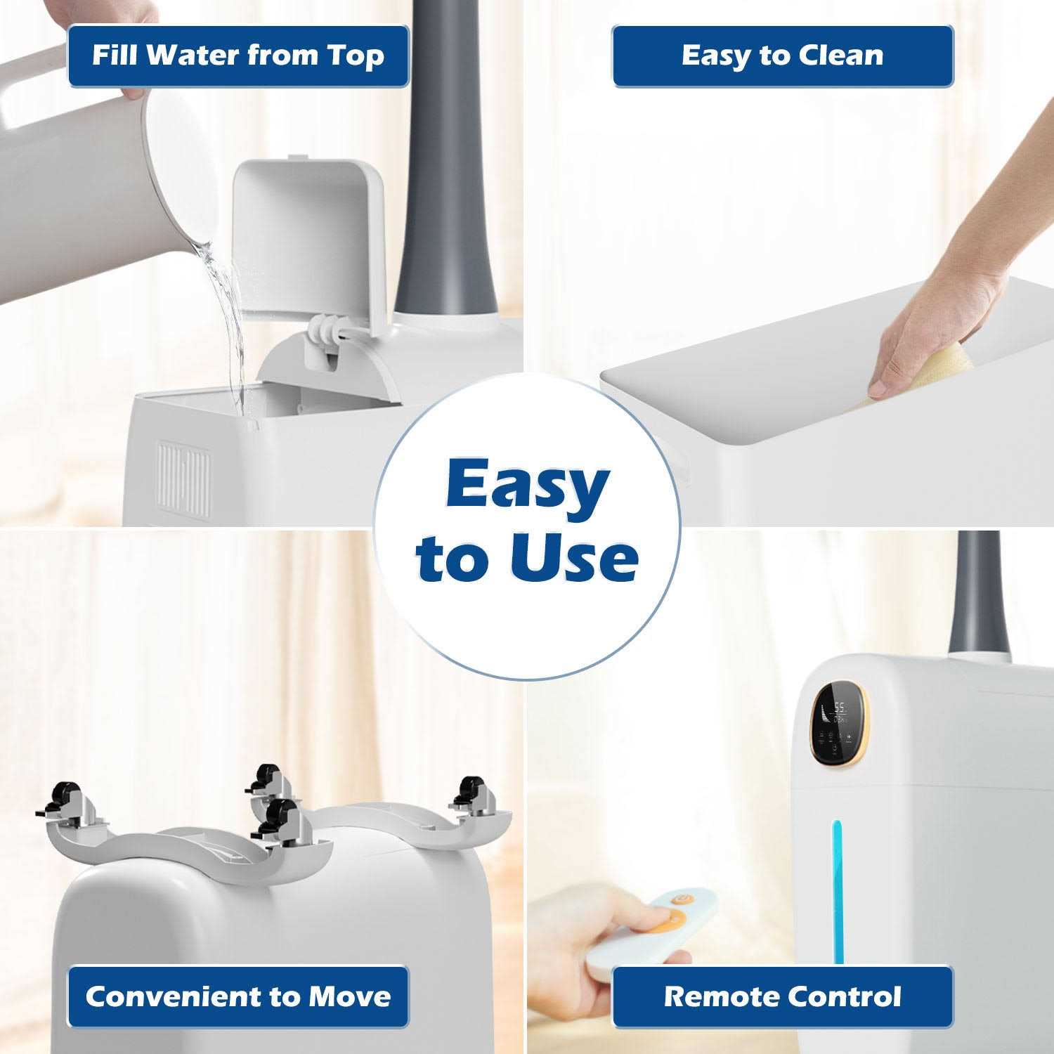 Humidifiers for Large Room Home, 6.6Gal/25L Large Humidifier Whole House Humidifier 3000 sq.ft, Commercial and Industrial Humidifiers - Image 2
