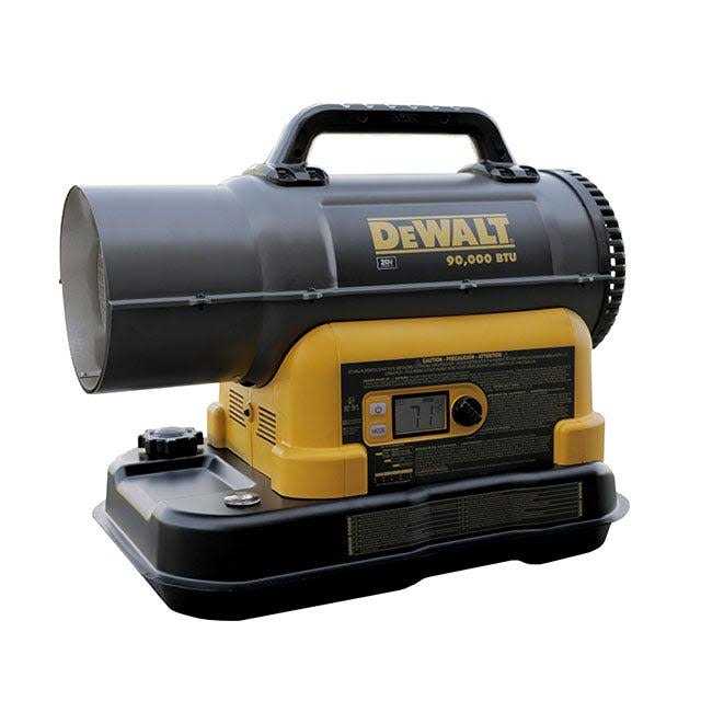 DEWALT 90,000 BTU Cordless Forced Air Kerosene/Diesel Heater F340991 - Image 3