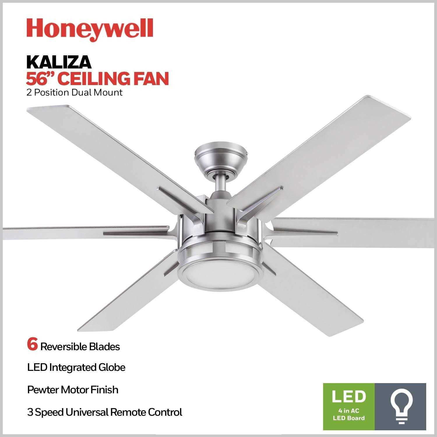 Honeywell Kaliza Modern Ceiling Fan with Remote - Image 3